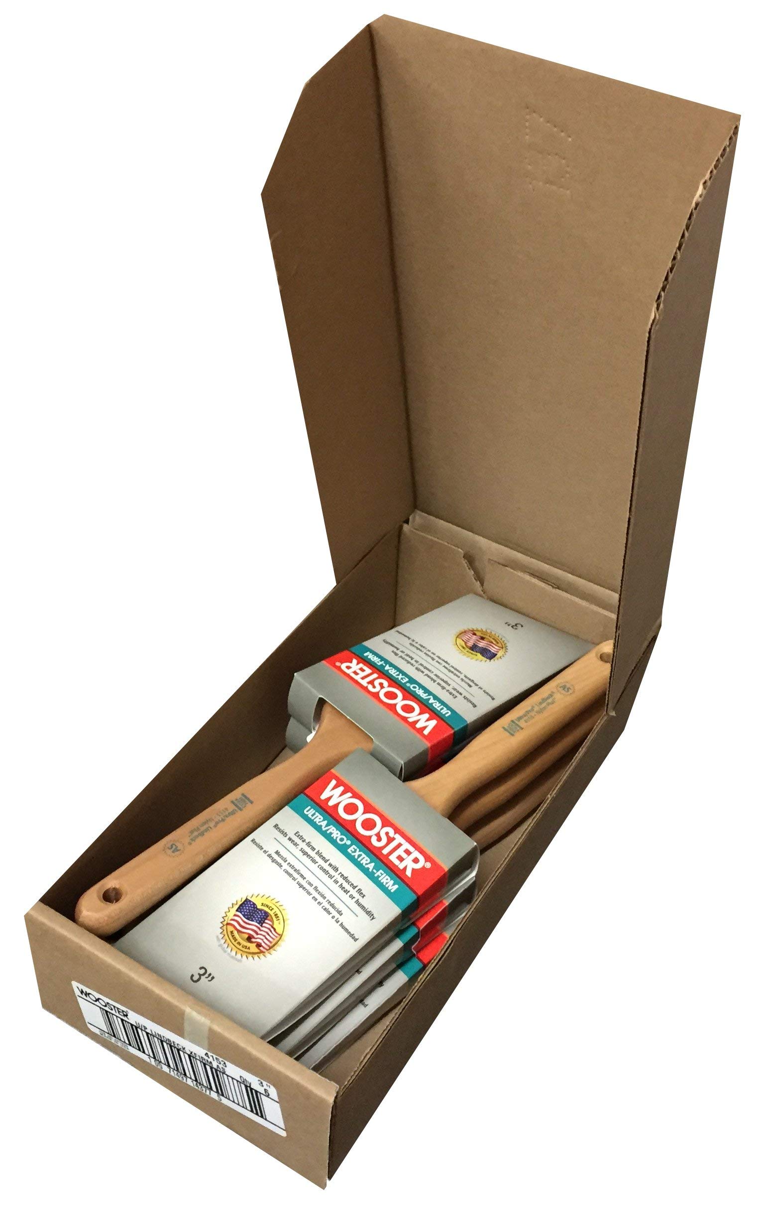 6 Pack Wooster 4153-3 Ultra/Pro Extra-Firm Lindbeck 3